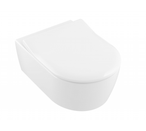 Унитаз, Villeroy&Boch, Avento, подвесной, шгв 370*530*310, цвет-альпийский белый