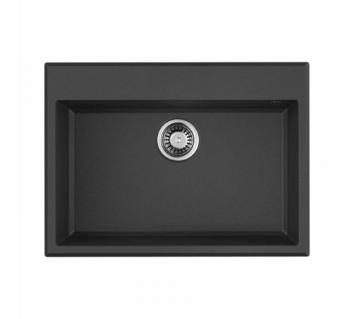 Мойка, OMOIKIRI, Tedori, шгв 680*500*220, отверстия для смесителя-3 промаркированных, цвет-чёрный