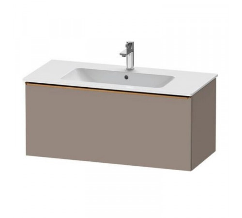 Тумба под раковину, Duravit, D-Neo, шгв 1010*462*440, ручка-бронза, раковина-необходимо заказать, цвет-базальт матовый