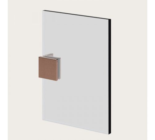 Фиксатор для стекла, Gessi, Shower G Swing System Rigato, цвет-Copper Brushed PVD