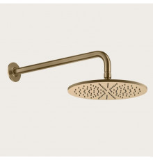 Верхний душ, Gessi, Inciso, 300*300, цвет-Warm Bronze Brushed PVD