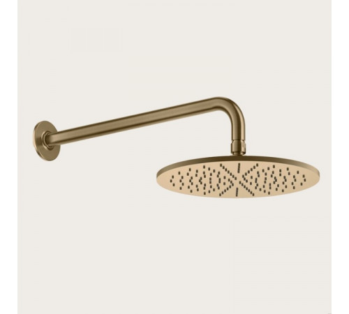 Верхний душ, Gessi, Inciso, 300*300, цвет-Warm Bronze Brushed PVD
