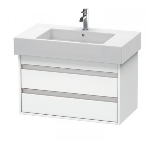 Тумба под раковину, Duravit, Ketho, шгв 800*455*480, раковина-необходимо заказать, цвет-белый матовый