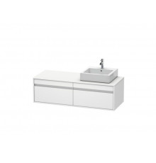 Тумба под раковину, Duravit, Ketho, шгв 1400*550*426, раковина-необходимо заказать, цвет-белый матовый