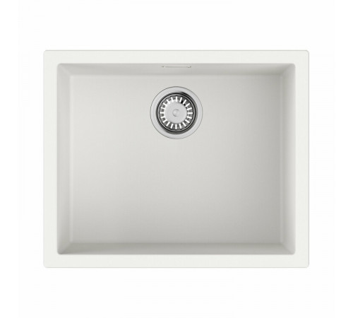 Мойка, OMOIKIRI, Yamakawa, шгв 556*456*220, отверстия для смесителя-отсутствуют, цвет-белый