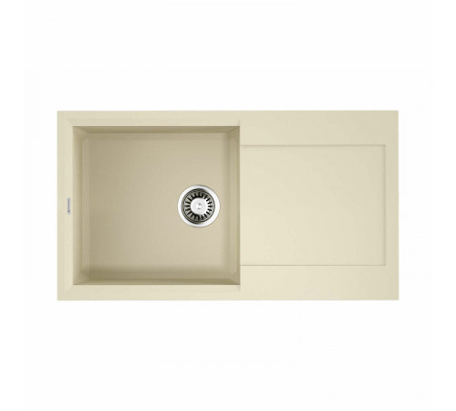 Мойка, OMOIKIRI, Sakaime, шгв 780*435*230, отверстия для смесителя-6 промаркированных, цвет-ваниль