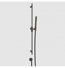 Душевой гарнитур, Gessi, Ingranaggio, 23, цвет-Black Metal Brushed PVD