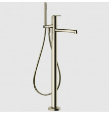 Смеситель для ванны и душа, Gessi, Ingranaggio, напольный, цвет-Nickel PVD