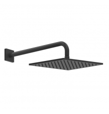 Верхний душ, Gessi, Rilievo, 250*250, цвет-черный матовый