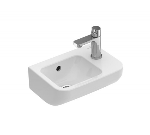 Раковина, Villeroy&Boch, Architectura, шг 360*260, отверстия для смесителя-1 справа, CeramicPlus, цвет-альпийский белый