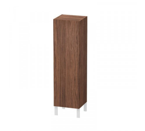 Шкаф-пенал, Duravit, L-Cube, шгв 400*363*1320, петли-слева, цвет-орех темный