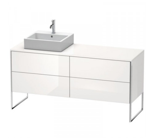 Тумба под раковину, Duravit, XSquare, шгв 1600*548*778, раковина-необходимо заказать, цвет-белый глянцевый