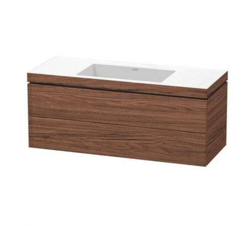 Тумба под раковину, Duravit, L-Cube, шгв 1200*480*500, раковина-в комплекте, цвет-орех темный