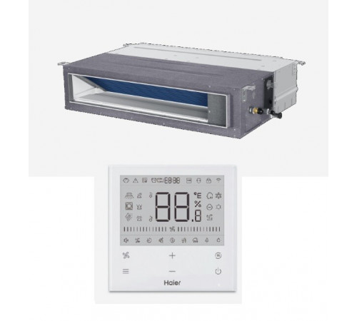 AD35S2SM9FA, Внутренний блок мульти-сплит системы, Haier, Super Match Plus, канальный, с проводным пультом