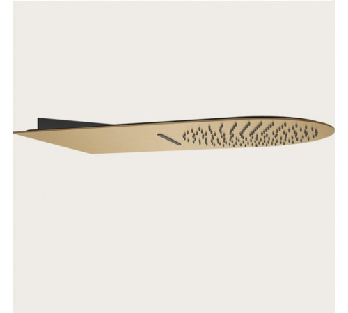 Душевая система, Gessi, Tremillimetri, 300*300, цвет-Warm Bronze Brushed PVD