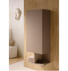 Шкаф-пенал, Duravit, Balcoon, шгв 500*360*1320, петли-справа, цвет корпуса/фасада-Slate Brown Matt Decor/Slate Brown Structured Matt Decor