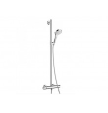 Душевой гарнитур, Hansgrohe, Croma Select S, цвет-хром/белый