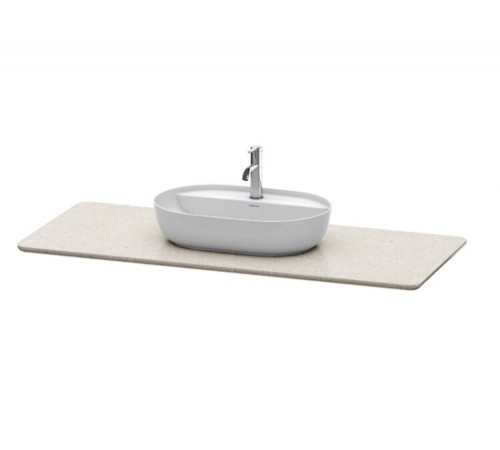 Столешница, Duravit, Luv, шгв 1388*595*20, цвет-песочный структурный