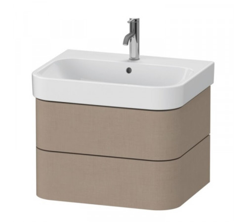 Тумба под раковину, Duravit, Happy D.2 Plus, шгв 625*490*415, раковина-необходимо заказать, цвет-лён