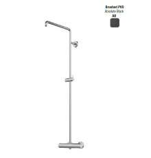 Душевая стойка, Almar, Shower Columns, цвет-Absolute Black Brushed PVD (Товар заказной, возврату не подлежит)