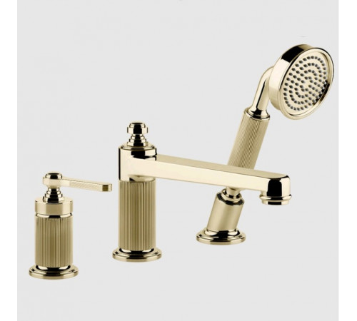 Смеситель для ванны и душа, Gessi, VENTI20, цвет-Brass PVD
