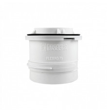 Фланец соединительный Flexag FL75-W с фиксирующим кольцом, цвет белый
