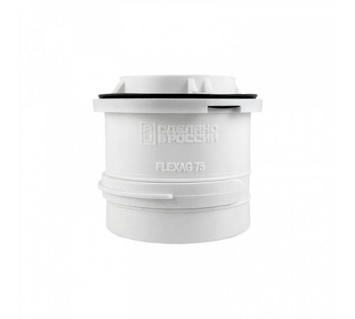 Фланец соединительный Flexag FL75-W с фиксирующим кольцом, цвет белый