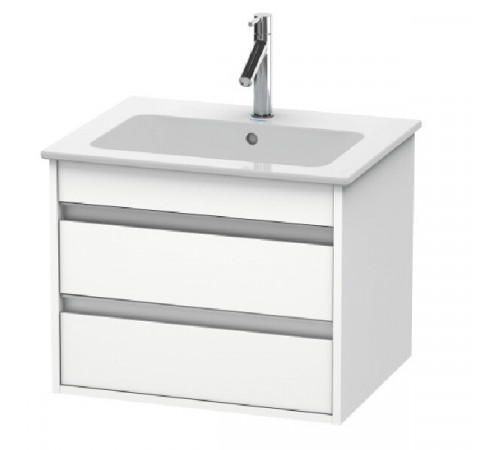 Тумба под раковину, Duravit, Ketho, шгв 600*475*480, раковина-необходимо заказать, цвет-белый матовый