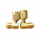 LT-AD78 Переходник (угловой 90 5/16"Mх1/4"F, с R410А на R22, упак. 2 шт. ) LAMPRECHT