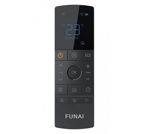 FUNAI Инверторная сплит-система серии AKOYA NERO Inverter RAC-I-AN25HP.D01 (комплект)