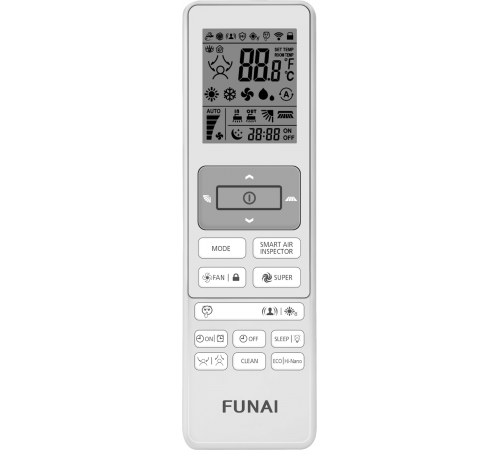 FUNAI Инверторная сплит-система серии EMPEROR UP SMART EYE FULL DC Inverter RAC-I-EU25HP.D01 (комплект)