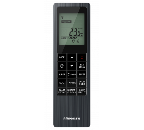 Hisense Инверторная сплит-система серии BLACK CRYSTAL SUPER DC Inverter Wi-Fi AS-10UW4RVETG01(B) (комплект)