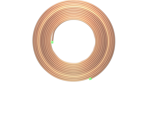 Труба медная 12,7x0,71x15000мм (1/2"х0,028") Refpipe Master