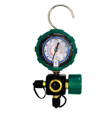 LT-1MGL-01 Маном. коллектор (1-вент, R22/R32/R134/R410, F1/4, без шлангов) LAMPRECHT