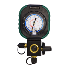 LT-1MGL-03 Маном. коллектор (1-вент, R22/R32/R134/R410, F1/4, без шлангов) LAMPRECHT