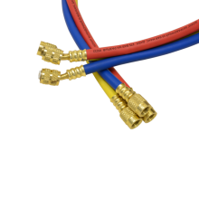 LT-3HS200 Шланги зарядные (3х200см, красный/синий 1/4х5/16, желтый 1/4х1/4, 55 bar) LAMPRECHT