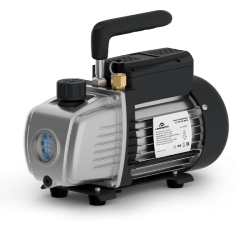 LT-VP120-R410 Насос вакуумный (1-ступ., 60л/мин, 60 microns, 1/4 SAE) LAMPRECHT