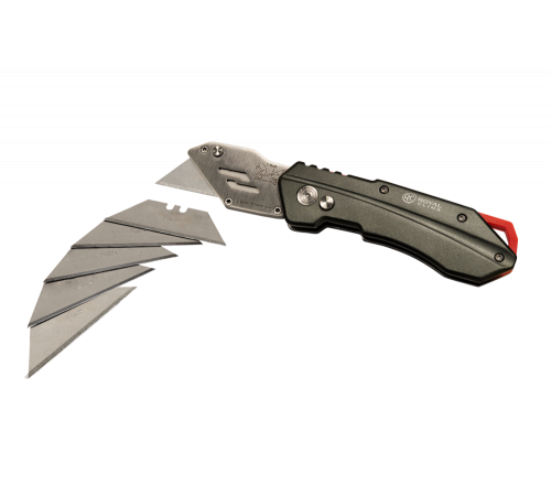 Нож складной с трапециевидным лезвием ROYAL Clima KL023-5