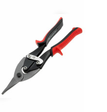 Ножницы по металлу, 250 мм, пряморежущие, для тонкого металла, обрезиненные рукоятки Matrix 78330